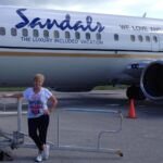 CLM & Sandals plane